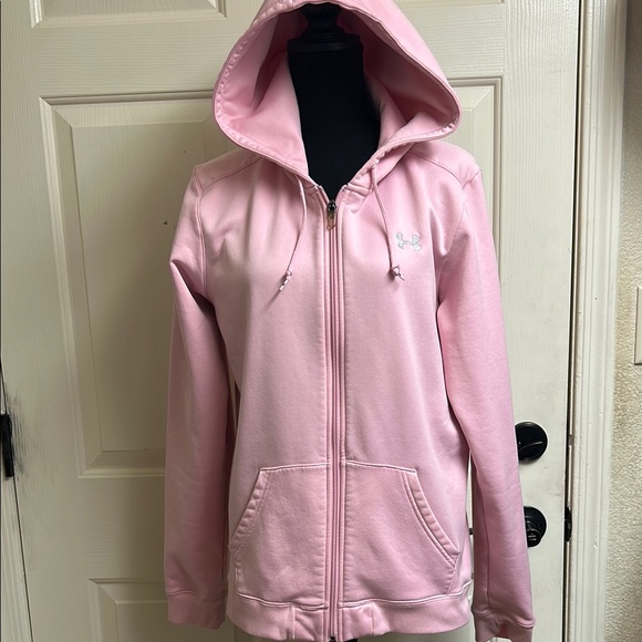 Under Armour Tops - Under Armour Women's Pink Hoodie with pockets, Size XL